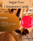 Sweetaholic Sugar Free Cinnamon Candy 6 Pounds  Individually Wrapped Candy  Zero Sugar  Best for Diabetic Adults  Low Calorie