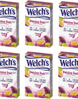 Welchs Singles To Go Drink Mix Passion Fruit 6 Boxes 36 Servings