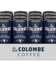 La Colombe Coffee Cold Brew Black Unsweetened 11 fl oz Cans Pack of 12 Coffeehouse Quality Natural Sweetness Specialty Grade Coffee Beans ReadytoDrink OntheGo