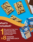 Frosted Pastries Bundle Includes Pop Tarts Variety Pack One each 135 Oz Box of Pop Tarts Chocolate Chip Pop Tarts Chocolatey Chip Pancake Breakfast Pastries And a free Snack Mode Compact Pouch