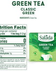 Salada Green Tea Classic Green with 40 Individually Wrapped Tea Bags Per Box Pack of 6 Contains Caffeine Brew Hot Naturally Flavored Rich in Antioxidants Zero Calories