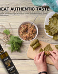 Emirelli Dolmas Stuffed Grape Leaves with Rice Mediterranean Herbs in Extra Virgin Olive Oil  Super Tasty Ready to Eat Vegan Rolls  Traditional Turkish Recipe  Dolmades Can