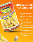 Caribbean Paradise Butter Beans Canned Lima Beans 14 Oz Pack of 4