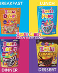 Zollipops Clean Teeth Lollipops Anti Cavity Lollipops Delicious Assorted Flavors Variety 52 Ounce Pack of 1