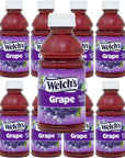 Welchs Grape Juice 10oz Bottles Pack of 8 with Bay Area Marketplace Napkins