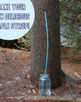 Deluxe Maple Syrup Tree Tapping and Sugaring Starter Kit Pack 10 Taps and 10 3ft Food Grade Value Pack Tubing Drop Lines  Complete Winter Set for Experts or Beginners to Start Tapping Your Own Sap