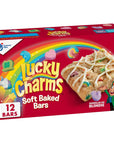 Lucky Charms Soft Baked Chewy Cereal Treat Bars, Snack Bars, 12 ct