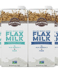 Manitoba Milling Company Flax Milk 32 Ounce 2 pk Unsweetened Original 2pk Unsweetened Vanilla PlantBased NonDairy Milk Alternative with Omega3 4 g Protein Fiber Lignans  Shelf Stable