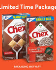 Chex Chocolate Cereal, Gluten Free Breakfast Cereal, Made with Whole Grain, Family Size, 20.3 OZ