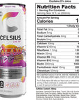 CELSIUS Sparkling Galaxy Vibe Functional Essential Energy Drink 12 Fl Oz Pack of 12