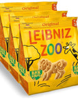 Bahlsen Leibniz Zoo Original Butter Biscuits - 100g Each - Pack of 3