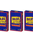 Dads Old Fashioned Root Beer  Singles To Go Sugar Free Powdered Drink Mix  Pack of 33 Boxes with 6 Sticks Per Box  18 Total Packets  Low Calorie