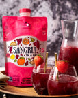 Lt Blenders Sangria in a Bag  Wine Slushie Mixes  Each Bag Makes 12 Gallon of Frozen Red Sangria Mix  NonGMO Wine Freezer Mix  Make with Wine Liquor or as a Mocktail  Pack of 3