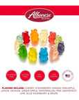 Albanese World's Best 12 Flavor Gummi Bears, 5lbs of Candy