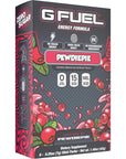 G Fuel PewDiePie Energy Powder Packets Sugar Free Clean Caffeine Focus Supplement Water Mix Lingonberry Fruit Flavor Focus Amino Vitamin  Antioxidants Blend  6 Stick Pack 025 oz