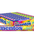 Mentos Candy, Mint Chewy Candy Roll, Fruit, Non Melting, Holiday, Party, Concessions, Office, 14 Pieces (Bulk Pack of 15) - Packaging May Vary