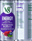 V8 Energy Drink  Naturally Flavored PlantBased Beverage Pomegranate Blueberry  8 Fl oz Can  GlutenFree Fat No added Sugars Caffeinated Drinks  Pack of 12  Every Order is Elegantly Packaged in a Signature BETRULIGHT Branded Box