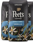 Peet's Flavored Coffee, Vanilla Ground Coffee - 30 Ounces