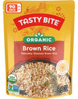 Tasty Bite Organic Brown Rice 88 Ounce Pack of 12