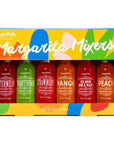 Thoughtfully Cocktails Margarita Cocktail Mixer Gift Set Vegan and Vegetarian Variety of Fruit Flavors Set of 6 Contains NO Alcohol