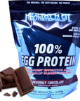 Healthy 'N Fit 100% Egg Protein- Chocolate (4lb): 100% Egg White Protein. Zero Lactose, Zero Sugar.- Ultra Pure, Natural Egg Protein Isolate