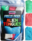 Premium Freeze Dried Alien Tongues Candy  Crunchy Freeze Dried Candy Shipped in Box for Extra Protection  Freeze Dry Candy Dry Freeze Candy for All Ages 4 Ounce