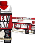 Lean Body Ready-to-Drink Cookies and Cream Protein Shake, 40g Protein, Whey Blend , 0 Sugar, Gluten No, 22 Vitamins & Minerals, (Recyclable Carton & Lid - Pack of 12) LABRADA , 17 Fl Oz (Pack of 12)