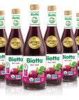 Biotta Organic Beet Juice  100 Natural Beetroot Superfood  Helps Support Blood Pressure Brain Stamina  Energy  Natural Nitric Oxide  Potassium Booster  Gluten Free 169 Fl Oz Pk of 6