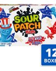 SOUR PATCH KIDS Red White  Blue Soft  Chewy Candy 1231 oz boxes