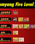 Samyang Budldak Ramen Hot and Spicy Noodles Variety Pack  10 Flavors of Fire Instant Spicy Noodles Gift Snack Pack  Includes One Pair of Chopsticks and a Complimentary Choco Pie