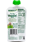 CoComelon Sprout Organic Baby Food, Toddler Pouches, Yes, Yes, Veggie, Fruits, Grains, 3.5 Oz(Pack of 12)