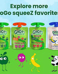 GoGo Squeeze Yogurt Strawberry banana Raspberry or Blueberry 3 oz Pounches 20 Pack Every Order is Elegantly Packaged in a Signature BETRULIGHT Branded Box Strawberry Banana