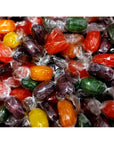 Assorted Fruit Barrels  2 lbs Bulk Individually Wrapped Orange Cherry Apple Lemon Grape Fresh Sweet Hard Candy