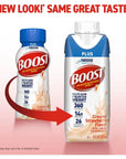 BOOST Plus Nutritional Drink Creamy Strawberry 8 Fl Oz Pack of 24