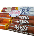 Reeds Candy Rolls Assortment  Cinnamon Root Beer Butterscotch Peppermint 3 Rolls of Each Flavor