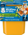 Gerber Baby Food 2nd Foods, Dinner, Chicken Noodle Puree, 4 Ounce Tubs, 2-Pack