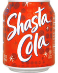 Shasta Cola 8 fl oz Pack of 12 with By The Cup Coasters