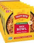 Tasty Bite Smoky Paneer Biryani Rice Bowl Ready to Eat Microwaveable Gluten Free 7 Ounce Pack of 6