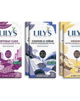 White Chocolate Style Bar Variety Pack By Lilys Sweets  Made with Stevia No Added Sugar LowCarb Keto Friendly  GlutenFree  NonGMO Ingredients  28 Ounce 6 Pack