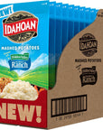 Idahoan Mashed Potatoes seasoned with Hidden Valley Original Ranch 4 oz Pack of 12