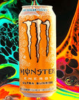 Monster Zero Sugar Energy Ultra Variety Pack Sunrise Violet Paradise Energy Drinks  16 Fl Oz Cans BETRULIGHT Value of Pack of 6 Ultra Sunrise Zero Sugar