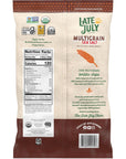 Late July Snacks Multigrain Organic Tortilla Chips with Sea Salt 75 oz Bag