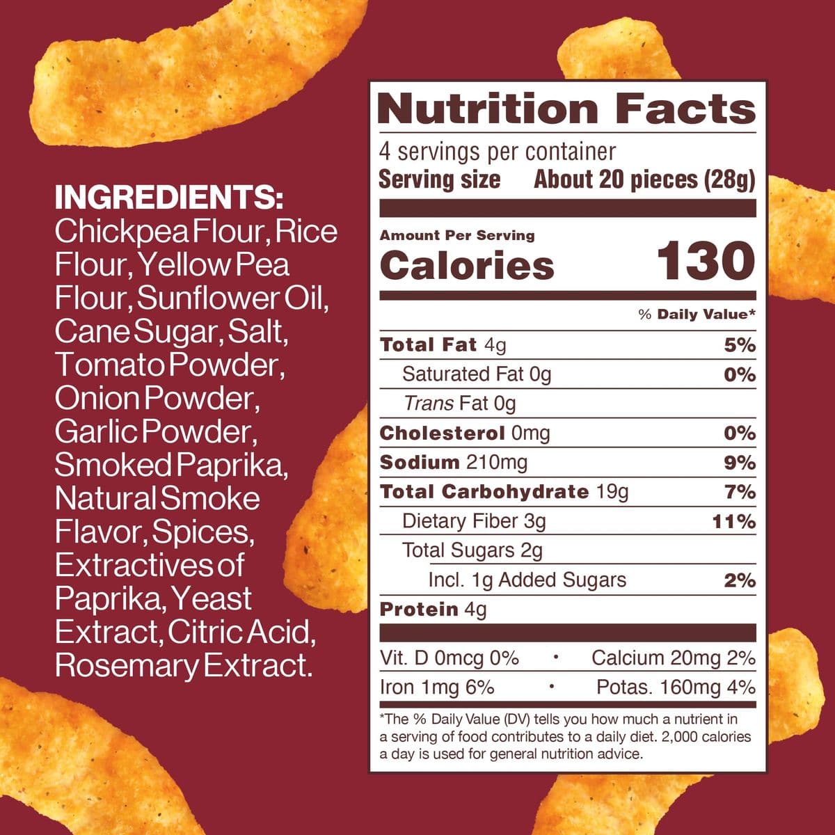 Hippeas Chickpea Puffs Variety Pack Vegan White Cheddar Nacho BBQ 4 Ounce Pack of 6 4g Protein 3g Fiber Vegan GlutenFree Crunchy Plant Protein Snacks