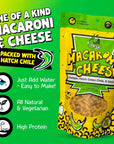 FishSki Real New Mexico Hatch Green Chiles Cheddar Mac n Cheese 12 x 6oz Packs 72 Total ounces