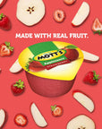 Motts Applesauce No Sugar Added Apple Strawberry and Blueberry Variety Pack Applesauce39OZ 12 Count