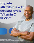 Centrum Silver Multivitamin for Men 50 Plus, Multimineral Supplement, Vitamin D3, B-Vitamins and Zinc, Gluten Free, Non-GMO Ingredients, Supports Memory and Cognition in Older Adults Tablet - 200 Ct