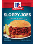 McCormick Sloppy Joes Seasoning Mix 131 Oz  6 Pack