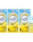 Crystal Light Lemonade SugarFree OntheGo Drink Packets Pack of 3 10 Packets Each Box 30 Total Packets Bundle with Drink Pouch and Straw