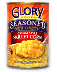 Glory Seasoned Southern Style Cream Style Skillet Corn 15 Ounces Pack of 6 Bundled with JFS Recipe Card