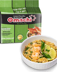 OMACHI Golden Potato Noodles  Hot and Sour Shrimp Flavor  Made with Natural Ingredients Hot  Sour Shrimp Pack of 5